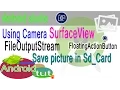 Using android Camera surfaceView android studio create photo software android tut