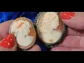 eBay Unboxing How To Date Value Antique Or Vintage Cameo Jewelry Brooches