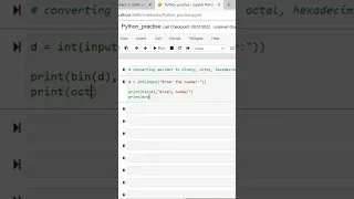 Converting decimal to binary in Python