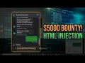 HTML Injection in Live Chat I Got 5000 Bug Bounty