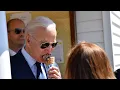 Biden enjoys ice cream cone in Ohio
