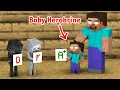 Download Lagu Poor Baby Herobrine and Poor Baby Zombie -  Minecraft Animation