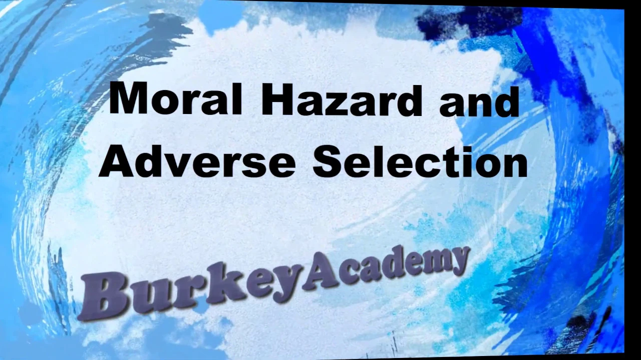 Moral Hazard and Adverse Selection
