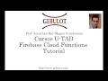 Firebase Cloud Functions Tutorial English