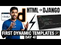 Day 4 HTML to Django Building Your First Dynamic Templates By Ashwath M Shetty
