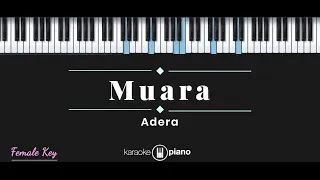 muara adera karaoke piano female key 