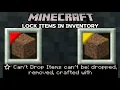 How to lock items in your inventory in Minecraft Bedrock with Commands