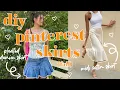 Attempting to DIY Trendy Pinterest Skirts