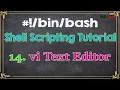 Shell Scripting Tutorial-14 vi and nano Text editors Tech Arkit