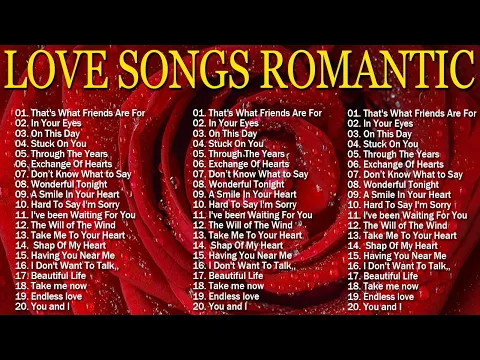 Download MP3 Romantic Songs 70's 80's 90's - Beautiful Love Songs of the 70s, 80s, 90s Love Songs Forever New