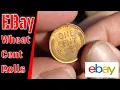 eBay Wheat Cent rolls with Indian Head Cents and Steel Cents