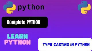 Type Casting in Python Python programming MH Coding