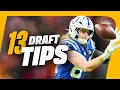 13 Expert Tips to Win Your 2026 Fantasy Football Draft Advanced Roster Construction Strategy