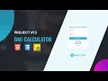 Simple html css javascript project for beginner make a bmi calculator