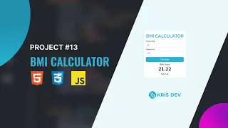 Simple html css javascript project for beginner make a bmi calculator