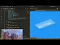 ASMR Coding Button 2D To 3D Hover Effects HTML CSS No Talking