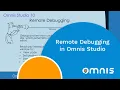 Remote Debugging in Omnis Studio