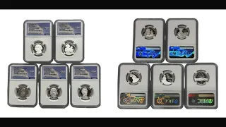 Look at these perfect 70 2026 quarters!!! #treasure #bank #collecting #coins