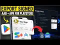 How To Export Google AI Studio App APK AAB For Play Store Android Studio Tutorial