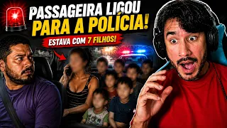A PASSAGEIRA CHAMA A POLÍCIA PARA O UBER...  FOI ABSURDO! 😳 - REACT