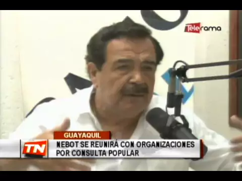 Nebot se reunirá con organizaciones por consulta popular