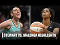 Breanna Stewart and Dominique Malonga DOMINATE in Storm vs Liberty WNBA on ESPN