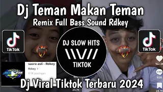 dj teman makan teman remix full bass sound rdkey viral tiktok terbaru 2024