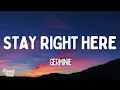 germinie - Stay Right Here (Lyrics)