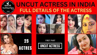 top uncut actress in india part 1 l big series of beautiful hot bold actress working in web series