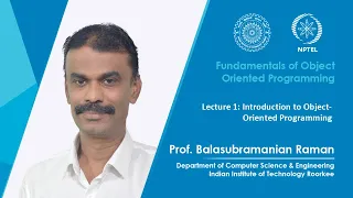 Lecture 1 Introduction to Object-Oriented Programming