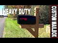 HOW TO BUILD A CUSTOM HEAVY-DUTY MAILBOX ADDING FENCE ARMOR POST PROTECTOR