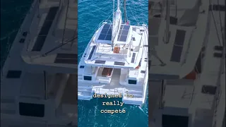 A quick look at the Aquila 50 behind the scenes at the International Multihull Show… #yachtlife