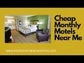 300 a Month Motel Near Me