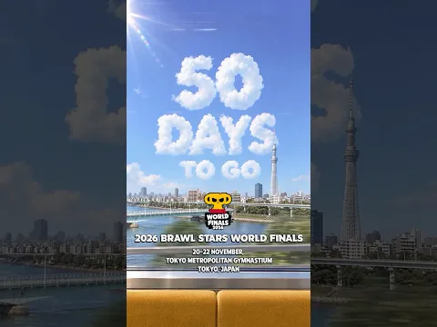 50 DAYS UNTIL THE 2026 BRAWL STARS WORLD FINALS 🏆  #brawlstars #bsc26 #bswf26