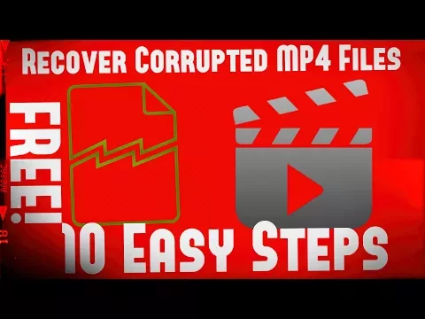 Download MP3 ✔ How-To Recover Corrupted MP4, MOV, AVI \u0026 Other Video Files For FREE! | 10 Simple Steps