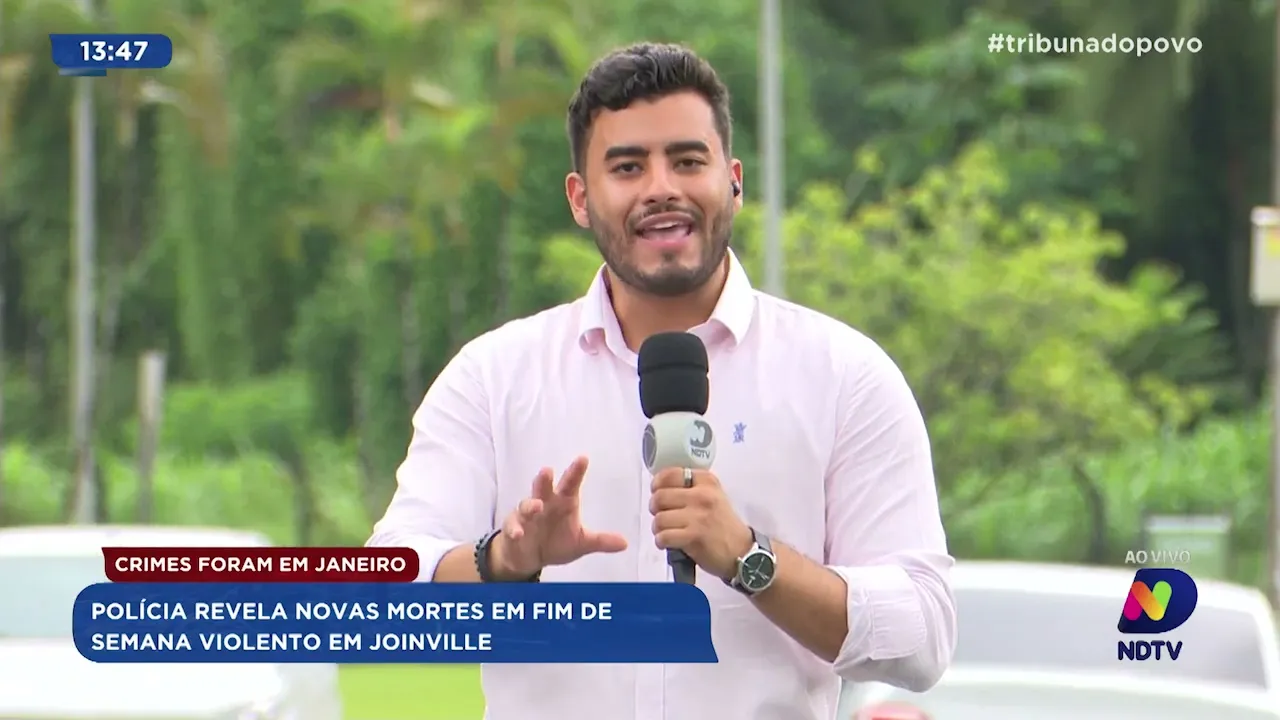 Crimes foram em janeiro: polícia revela novas mortes em fim de semana violento em Joinville
