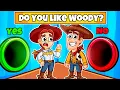 WOODY Vs JESSIE Pick A Slide In Roblox