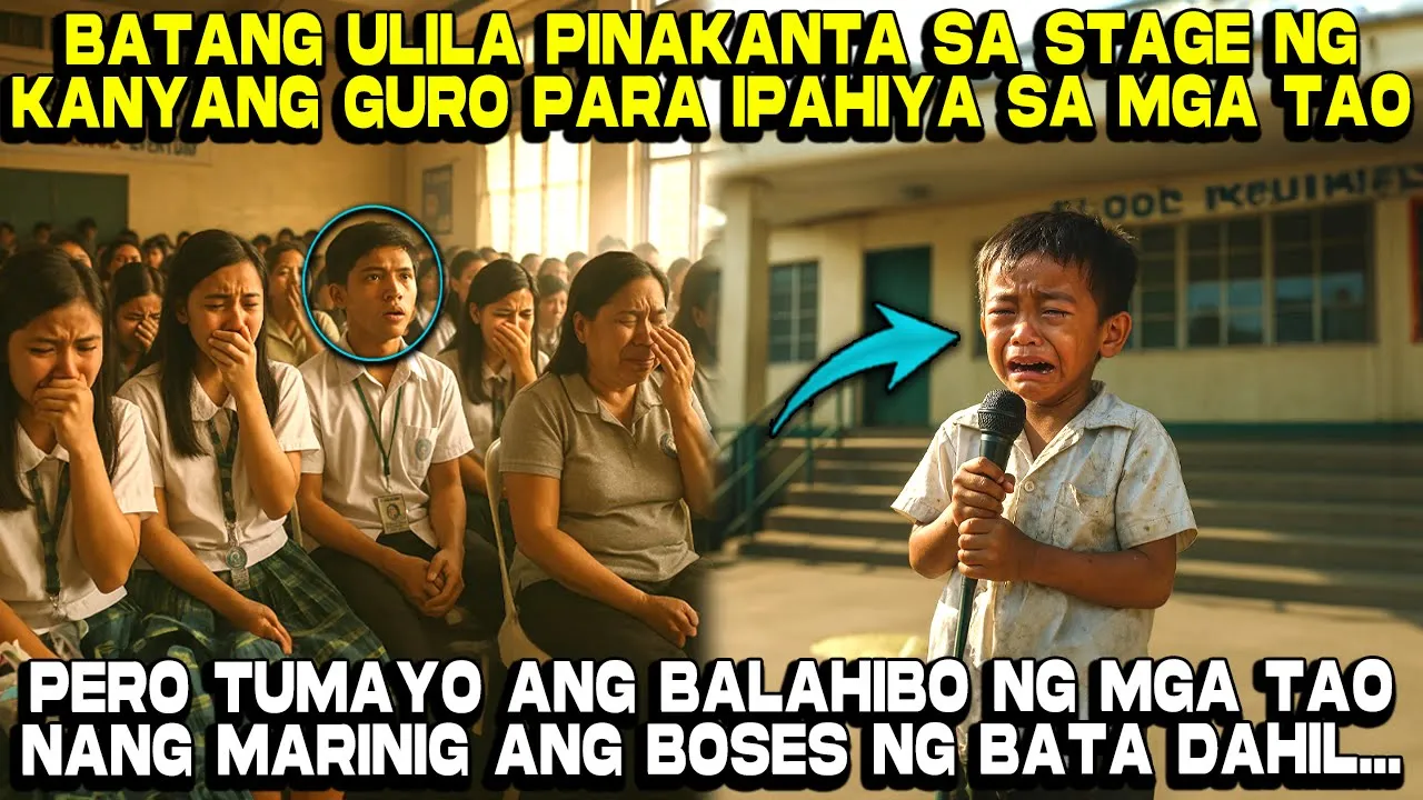 Outline Video Batang Ulila Pinakanta ng Kanyang Guro sa Stage para Mapahiya, Pero...