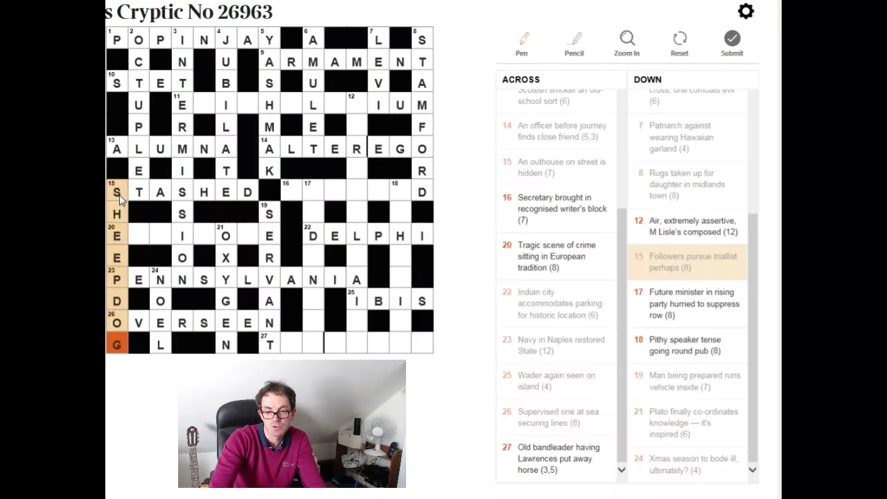 How to solve cryptic crosswords:  The Times 16 Feb 18