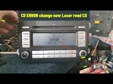 Download MP3 RCD 300 MP3 CD ERROR change new Laser read CD