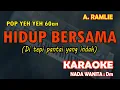 Download Lagu Karaoke Hidup Bersama (Di tepi pantai yang indah) - A. Ramlie nada wanita Dm | Pop yeh yeh 60an