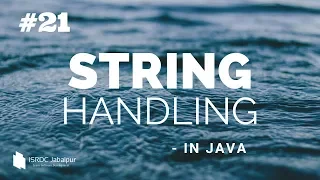 STRING Handling in JAVA startsWith Method