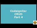 4 Codeigniter CRUD part 4 - Error 404
