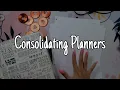 Switching My Planners to BIG Expander Discs Combining Outdated Pages for Planning