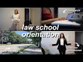 Law School Orientation Vlog making friends doing readings and learning how to be a law student