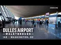 Walkthrough of IAD Washington Dulles International Airport 4K