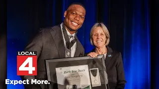 Detroit Lions RB David Montgomery receives prestigious North Star Award for scouting leadership