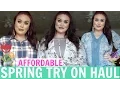 AFFORDABLE SPRING CLOTHING TRY ON HAUL Just Taylor
