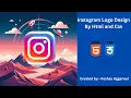 Create Instagram Logo Design By HTML and CSS Full Tutorial