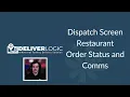 DeliverLogic - Dispatch Screen